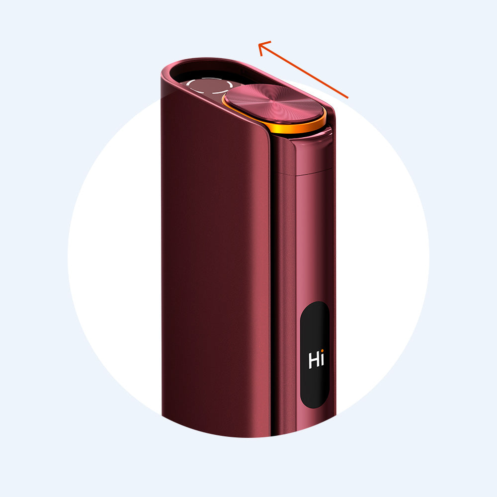 Χρήση glo Hilo Plus με ράβδους Rivo